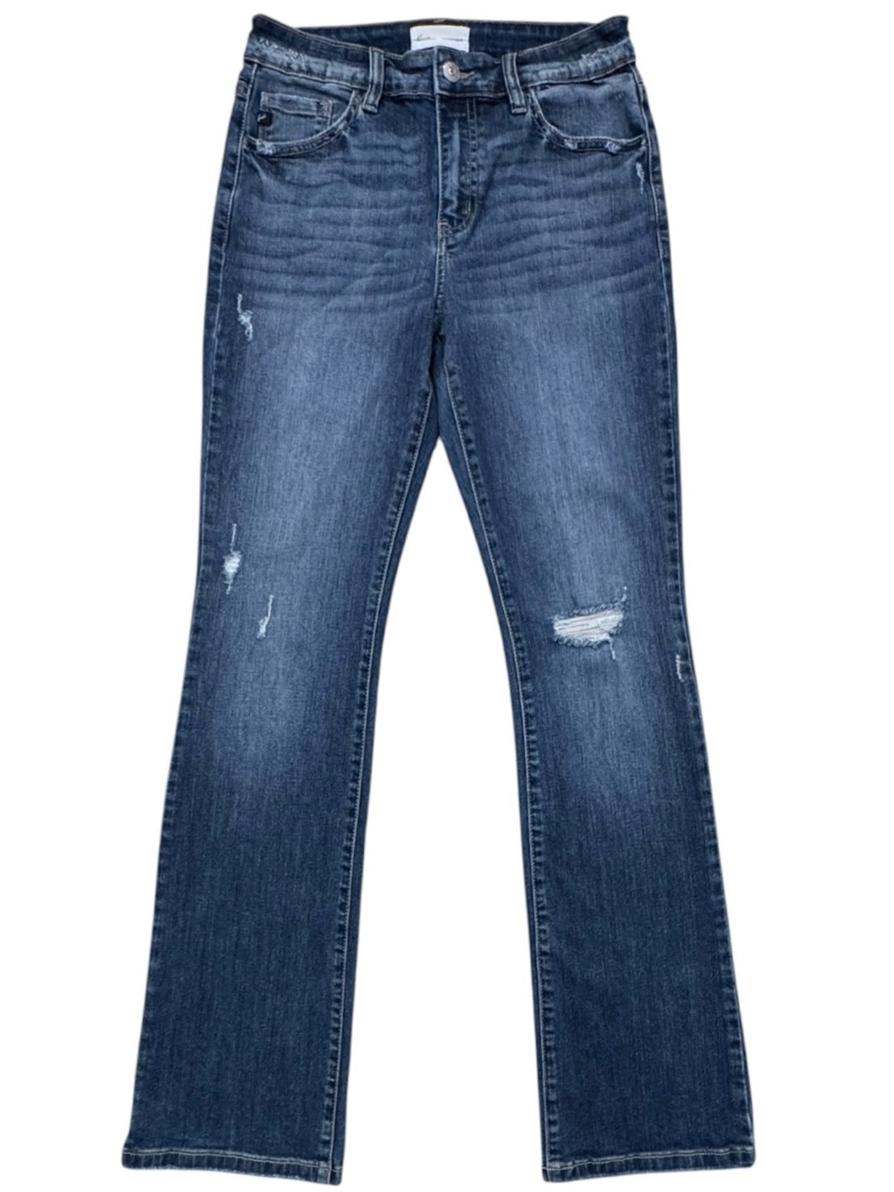 KanCan Brooklyn Distressed High-Rise Bootcut Jeans - Women’s 7/27 - Picture 2 of 12